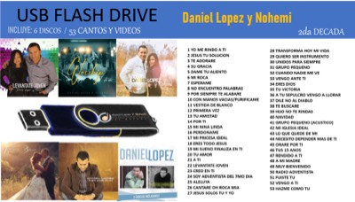 Collection de CDs en USB